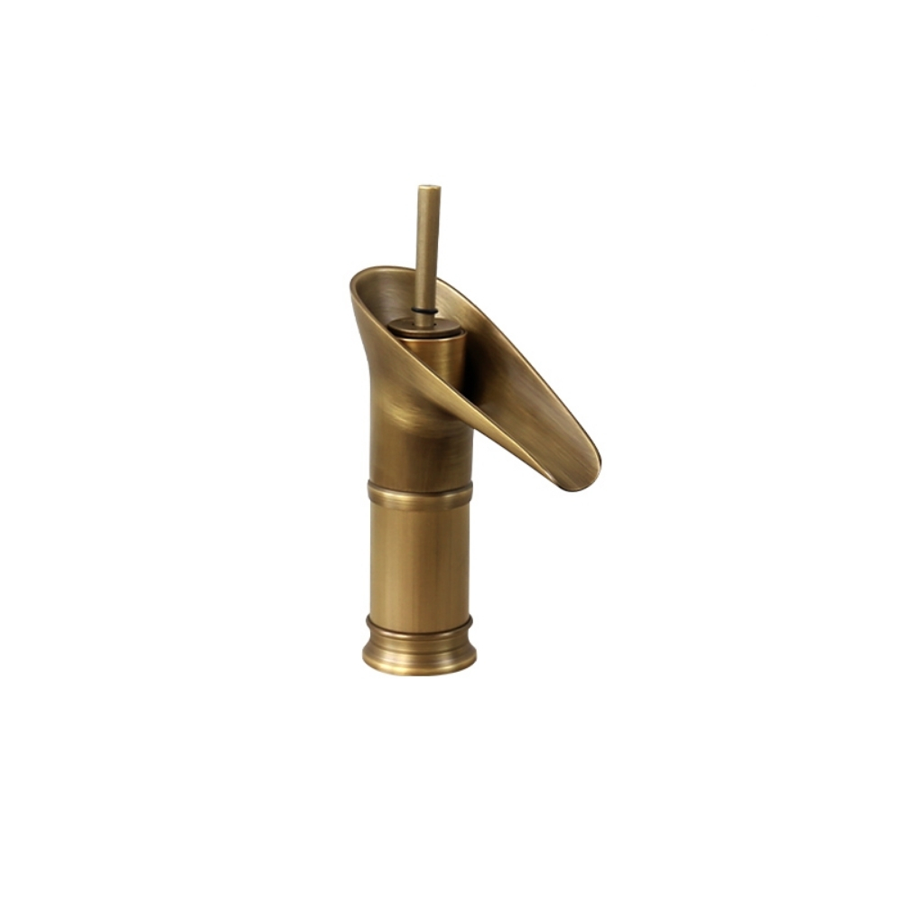 Vòi Lavabo Kanly GCV17 Nóng Lạnh Bằng Đồng Cổ Điển