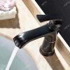 Vòi Lavabo Kanly GCV41B Nóng Lạnh Bằng Đồng Màu Đen - ảnh 8