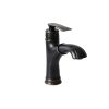 Vòi Lavabo Kanly GCV42B Nóng Lạnh Có Rút Dây Màu Đen