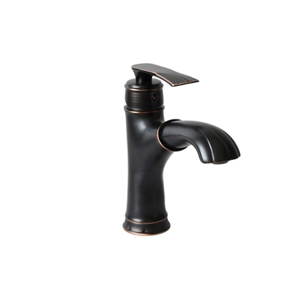 Vòi Lavabo Kanly GCV42B Nóng Lạnh Có Rút Dây Màu Đen
