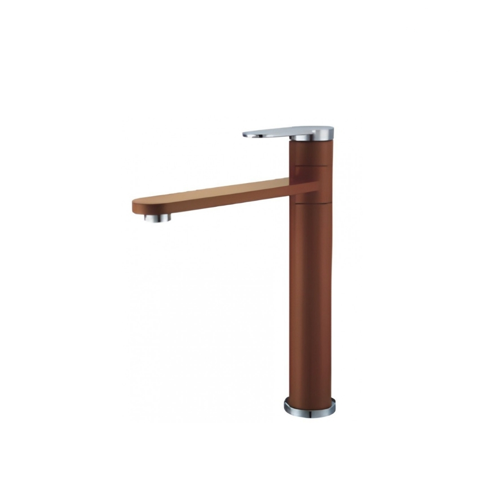 Vòi Lavabo Kanly KLA11 Nóng Lạnh Bằng Đồng Màu Nâu