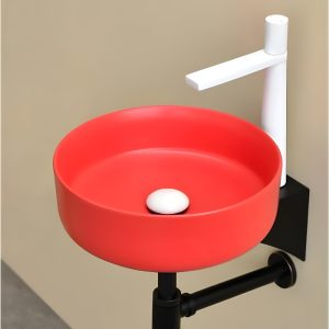 Ảnh công trình thực tế Vòi Lavabo Kanly KLA43 Nóng Lạnh Bằng Đồng