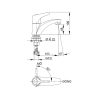 Vòi lavabo lạnh Luxta L1102V - ảnh 2