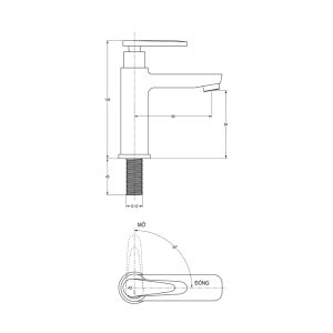 Ảnh công trình thực tế Vòi lavabo lạnh Luxta L1105T3