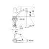 Vòi lavabo lạnh Luxta L1106T2 - ảnh 2
