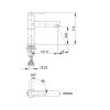 Vòi lavabo lạnh Luxta LN113 - ảnh 2