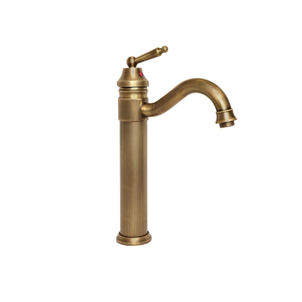 Vòi lavabo thân cao bằng đồng Kanly GCA03