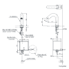 Vòi Lavabo TOTO TLE28002A/TLE01502A1/TLN01102A Cảm Ứng Nước Lạnh - ảnh 3