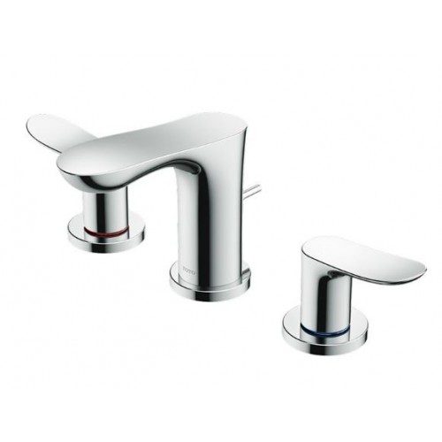 Vòi Lavabo TOTO TLG03201BA#PBR Tay Vặn Nóng Lạnh GS (3 Lỗ)
