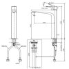 Vòi Lavabo TOTO TLG07305V Gật Gù Nóng Lạnh GE - ảnh 2
