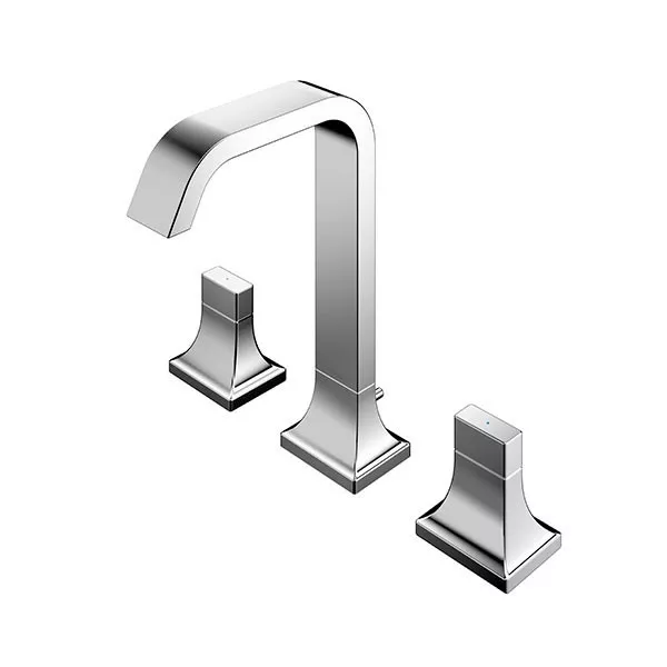 Vòi Lavabo TOTO TLG08201B#PFG Tay Vặn Nóng Lạnh GC (3 Lỗ)