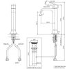 Vòi Lavabo TOTO TLG08305V Gật Gù Nóng Lạnh GC - ảnh 2