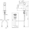 Vòi Lavabo TOTO TLG09301V Gật Gù Nóng Lạnh GM - ảnh 2