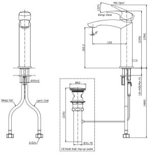 Ảnh công trình thực tế Vòi Lavabo TOTO TLG09303V Gật Gù Nóng Lạnh GM