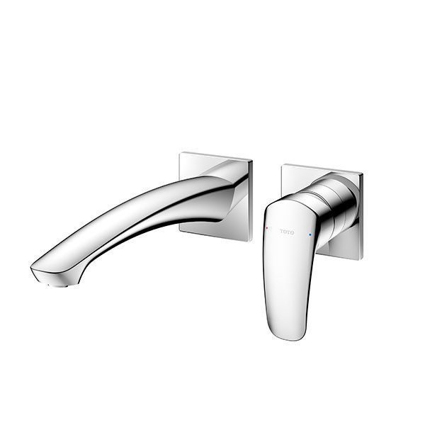Vòi Lavabo TOTO TLG09308BB Gật Gù Nóng Lạnh Gắn Tường GM (2 Lỗ)