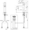 Vòi Lavabo TOTO TLG10301V Gật Gù Nóng Lạnh GB - ảnh 2