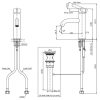 Vòi Lavabo TOTO TLG11301V Gật Gù Nóng Lạnh GF - ảnh 2