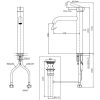 Vòi Lavabo TOTO TLG11305V Gật Gù Nóng Lạnh GF - ảnh 2