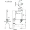 Vòi lavabo TOTO TLG13305A nóng lạnh - ảnh 2