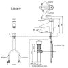 Vòi Lavabo TOTO TLS01301V Gật Gù Nóng Lạnh LB - ảnh 2