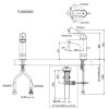 Vòi Lavabo TOTO TLS03303V Gật Gù Nóng Lạnh LC - ảnh 2