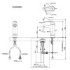 Vòi Lavabo TOTO TLS03305V Gật Gù Nóng Lạnh LC - ảnh 2