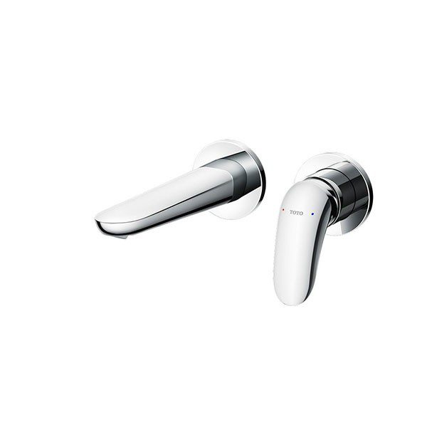 Vòi Lavabo TOTO TLS03307B Gật Gù Nóng Lạnh Gắn Tường LC (2 Lỗ)