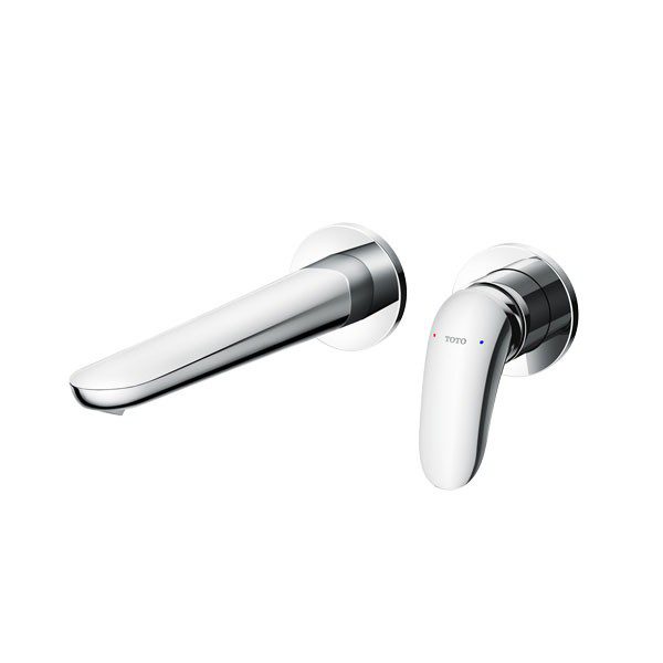 Vòi Lavabo TOTO TLS03308B Gật Gù Nóng Lạnh Gắn Tường LC (2 Lỗ)