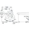 Vòi Lavabo TOTO TLS04309B Gật Gù Nóng Lạnh Gắn Tường LF (2 Lỗ) - ảnh 2