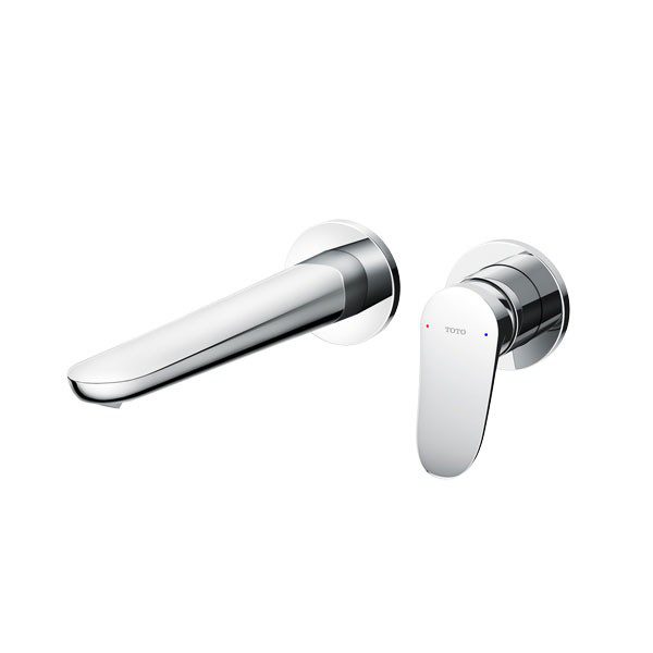 Vòi Lavabo TOTO TLS04309B Gật Gù Nóng Lạnh Gắn Tường LF (2 Lỗ)