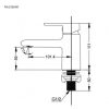 Vòi Lavabo TOTO TVLC101NSR Lạnh “Vòi chậu nước lạnh NEW STANDARD (Không bao gồm bộ xả và ống thải chữ P)” - ảnh 2