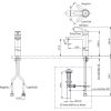 Vòi Lavabo TOTO TVLM112NS Gật Gù Nóng Lạnh NEW STANDARD - ảnh 2