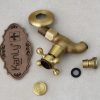 Vòi nước lạnh Kanly GCT01N gắn tường bằng đồng - ảnh 3