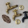 Vòi nước lạnh Kanly GCT01N gắn tường bằng đồng - ảnh 4