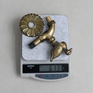 Ảnh công trình thực tế Vòi nước lạnh Kanly GCT02 gắn tường bằng đồng cổ điển