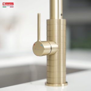 Ảnh công trình thực tế VÒI RỬA BÁT DÂY RÚT KONOX VENICE GOLD