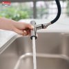 Vòi rửa bát dây rút Konox Volta Black - ảnh 10