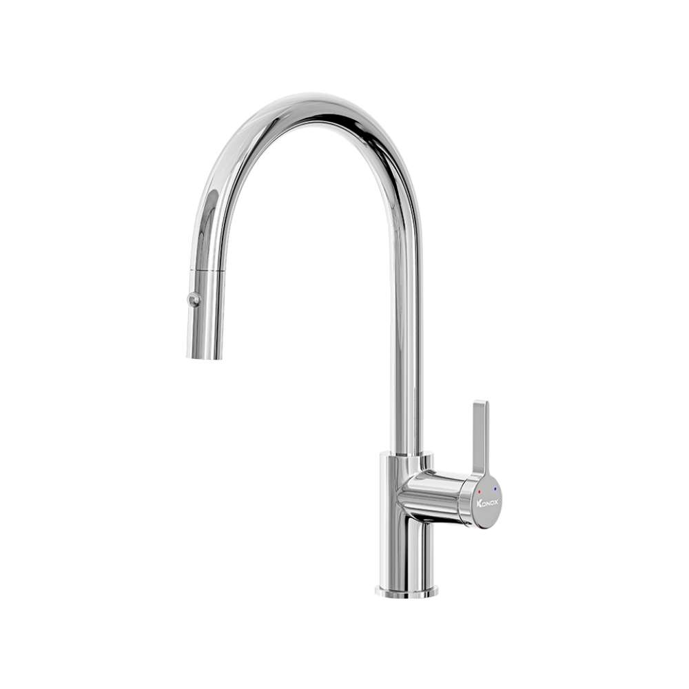 Vòi rửa bát dây rút KONOX Alto Smart Chrome