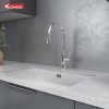 Vòi rửa bát dây rút Konox Lasi Chrome - ảnh 2