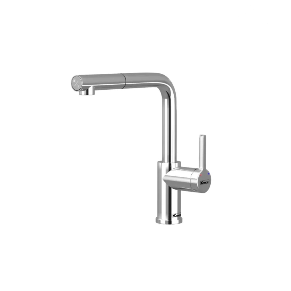 Vòi rửa bát dây rút KONOX Lumo Smart Chrome