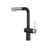 Vòi rửa bát dây rút Konox Stream Smart Black