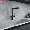 Vòi rửa bát dây rút Konox Stream Smart Gun Metal - ảnh 3
