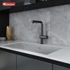 Vòi rửa bát dây rút Konox Stream Smart Gun Metal - ảnh 4