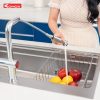 Vòi rửa bát dây rút Konox Stream Chrome - ảnh 13