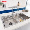Vòi rửa bát dây rút Konox Stream Chrome - ảnh 12