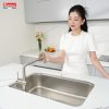 Vòi rửa bát dây rút Konox Volta Nickel - ảnh 5