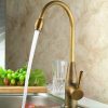 Vòi rửa bát Kanly GCC01 nóng lạnh bằng đồng cổ điển - ảnh 2