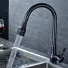 Vòi Rửa Bát Kanly GCC09B Rút Dây Nóng Lạnh Màu Đen - ảnh 2