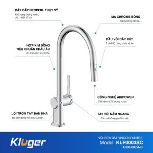 Ảnh công trình thực tế Vòi rửa bát Kluger KLF0003SC