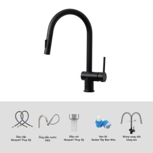 Ảnh công trình thực tế Vòi rửa bát Kluger KLF0008SB